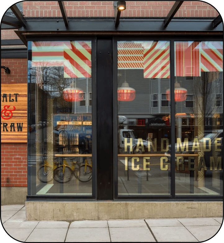 Salt & Straw Handmade Ice Cream signage